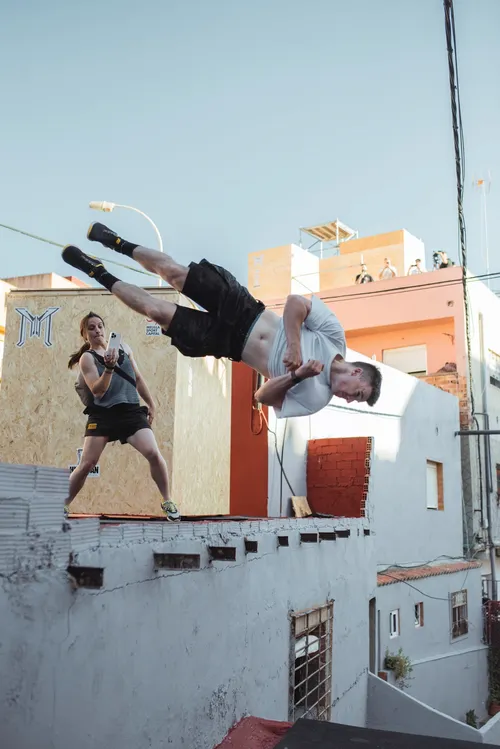 Professional parkour athlete available for hire in the UK