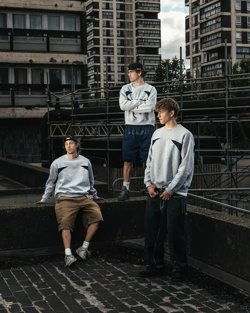Oliver Rae-Scott, right, at an ASBO group shoot